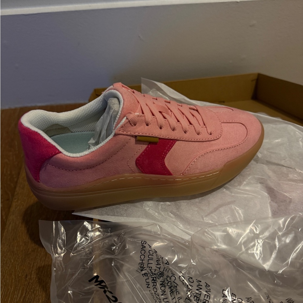 NEW in a box Dr Scholl’s pink time off win lace sneakers 7 - Picture 5 of 6